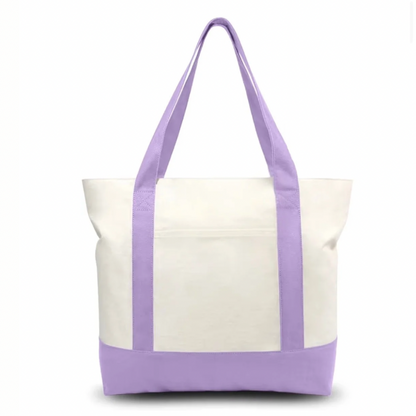Personalized Mini Icon Tote Bag | Custom Embroidered Gift Tote, Everyday Essentials Bag, Small Boutique Tote