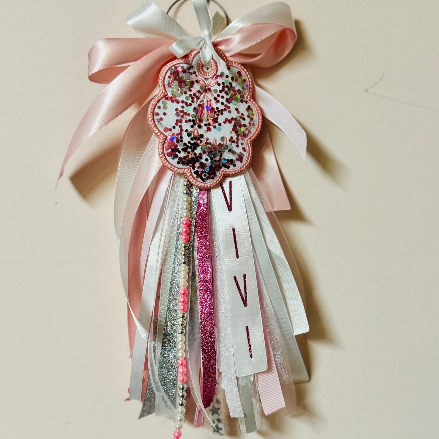 Custom Ballet Shaker Bag Tag