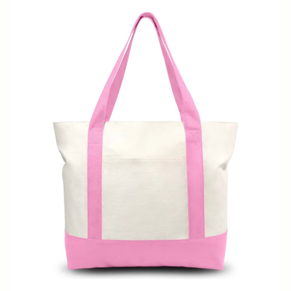 Personalized Mini Icon Tote Bag | Custom Embroidered Gift Tote, Everyday Essentials Bag, Small Boutique Tote