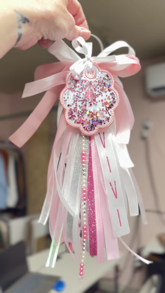 Custom Ballet Shaker Bag Tag